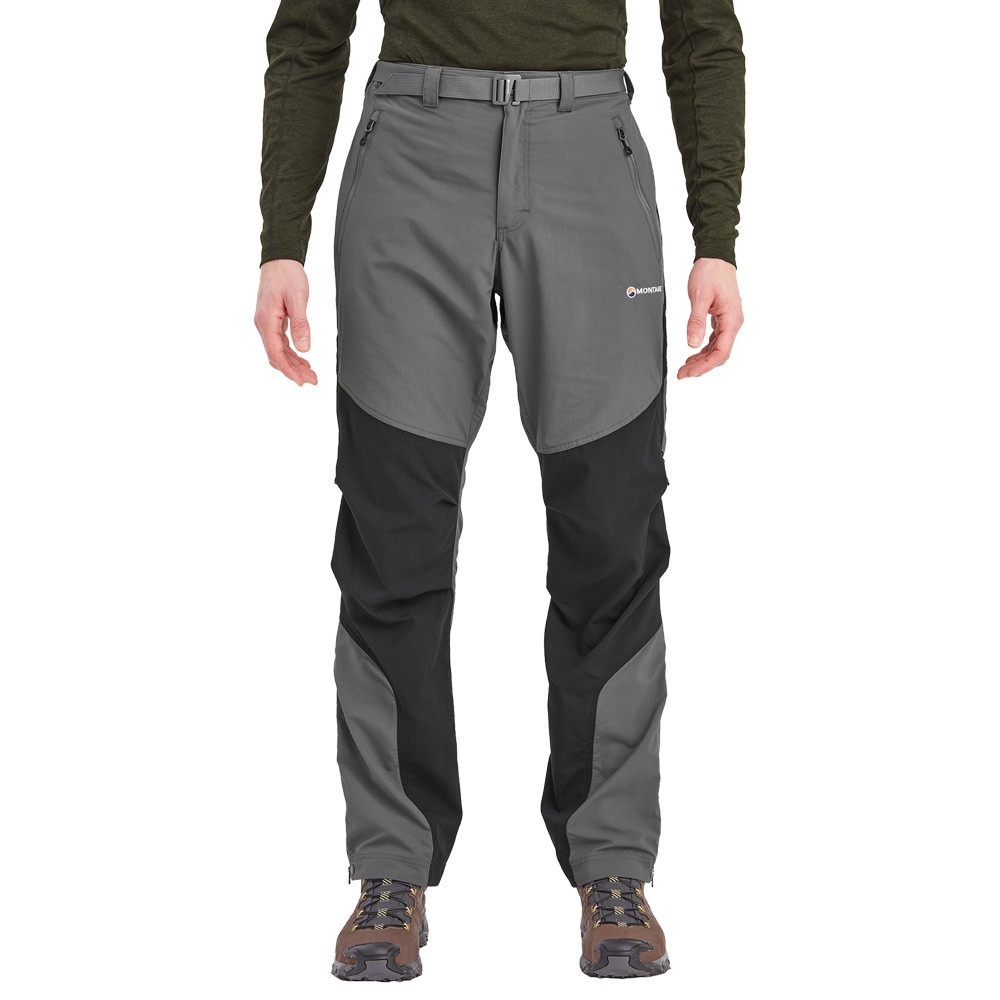 Men's Two-Tone Gray/Black Cargo Pants